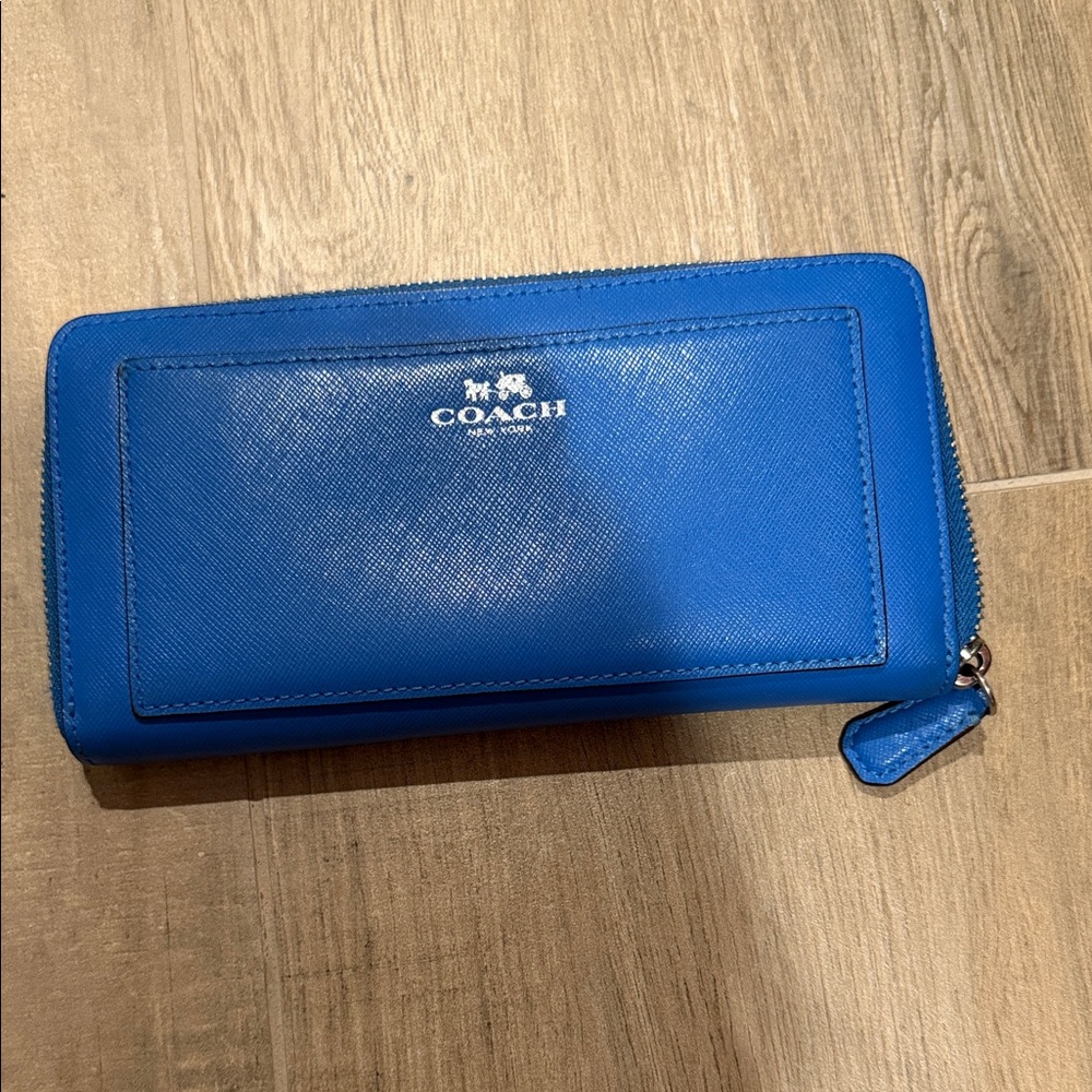 Coach Vibrant Blue Wallet